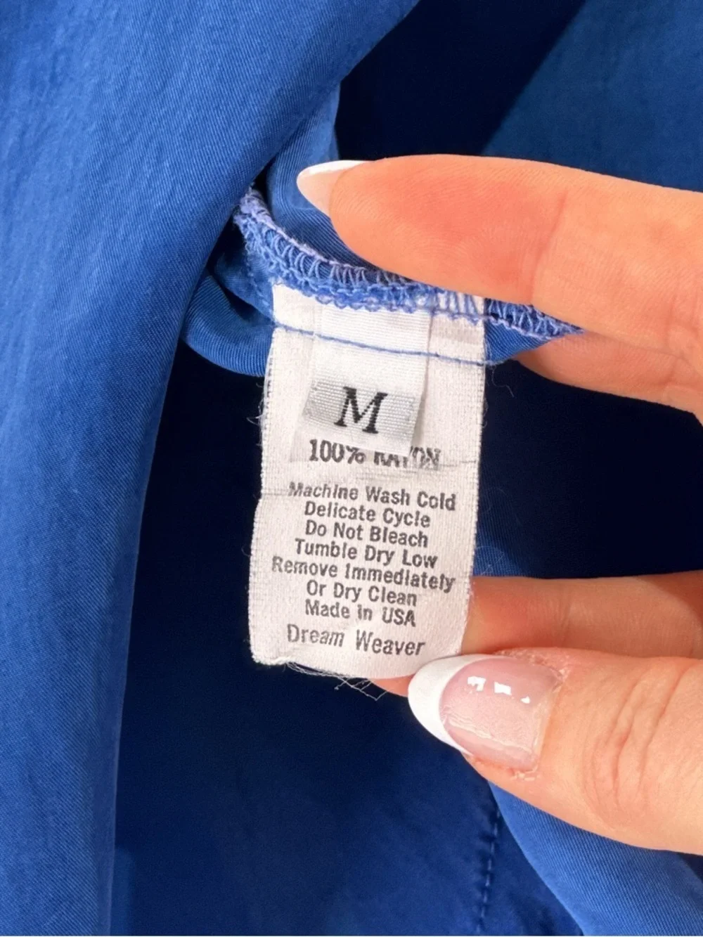 Dream Weaver Judith Kidd Lagenlook Rayon Set Blue M